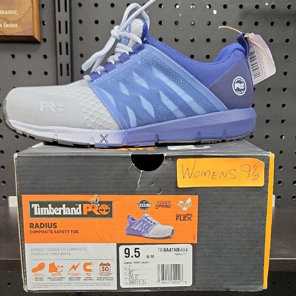 Timberland PRO Radius Blue and Gray Safety Shoes